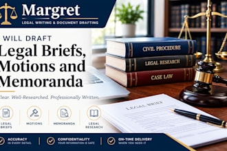 draft legal briefs motions and memoranda