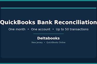 reconcile one bank account in quickbooks online