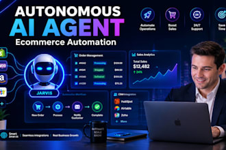 build an autonomous jarvis ai agent to automate your ecommerce operations