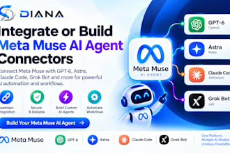 integrate or build meta muse ai agent connectors gpt 6astra claude code grok bot