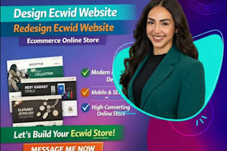 design and redesign your ecwid ecommerce store online store via autods zendrop