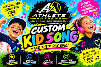 create a custom kid song