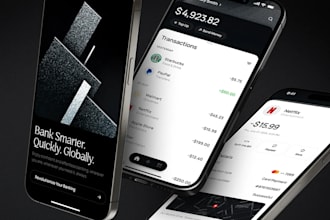 develop fintech app, crypto wallet app, payment app, bank app, loan app, website