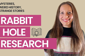 research strange history and mysteries for your content