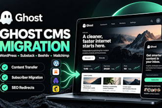 migrate wordpress substack beehiiv mailchimp to ghost cms