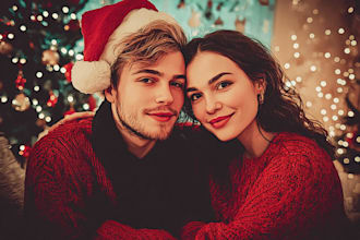 create custom christmas illustrations for cards, gifts