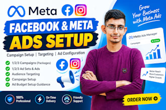setup facebook and meta ads campaings