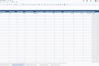 create a medical insurance verification tracker