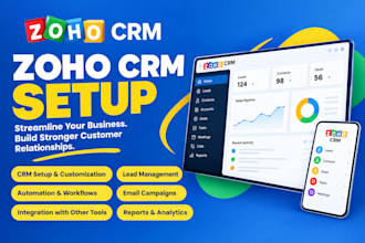 zoho crm setup as  zoho one expert