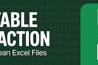 extract tables from your PDF into a clean excel file
