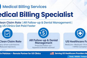 do medical billing, ar follow up and denial management