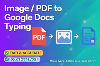 do fast and accurate typing, image to word, pdf to word