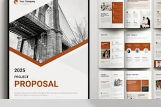 design company profile, architectural building construction project proposal