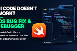 fix ios app bugs, swiftui errors, and ai vibe coding issues