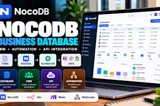 build nocodb database CRM automation and API integration