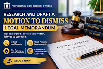 research and draft a summary judgment memorandum or legal brief