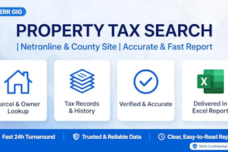 do us property tax research through netronline