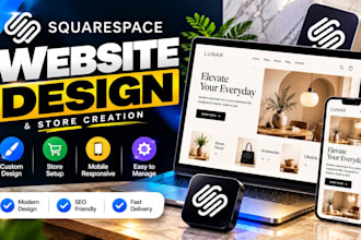 do squarespace website design, squarespace store