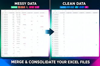 consolidate and merge multiple excel files into one