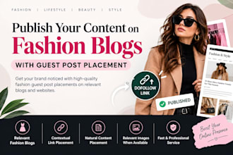publish your article on fashion guest post websites