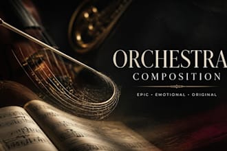 compose cinematic orchestral music for film, trailer, game