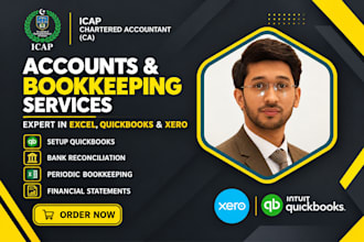 do bookkeeping and bank reconciliation in quickbooks, xero or excel