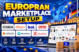 setup aboutyou allegro bol otto zalando manomano kaufland european marketplace