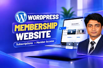 build a wordpress membership website with subscriptions