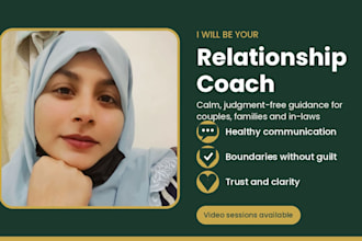 be your life coach for relationships and confidence building