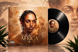 create cinematic music album cover art single, ep, mixtape cover design cd cover