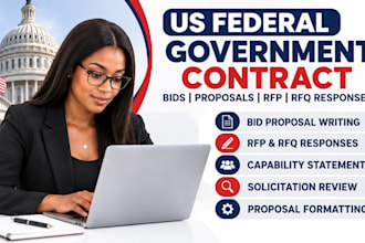 write US federal government win contract bids