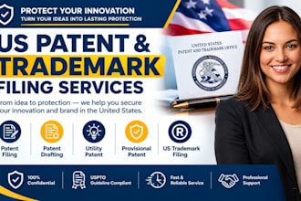 handle your US patent filing, patent drafting, provisional patent as attorney