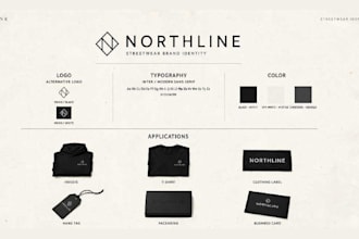 design a premium streetwear clothing brand logo