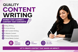 write engaging  blog posts and articles