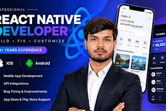 develop, fix, and customize your react native app