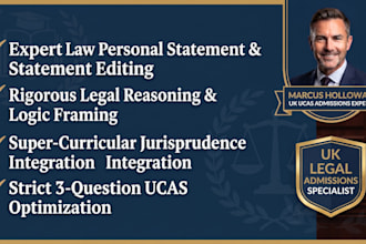 review and strengthen law personal statement and academic sop