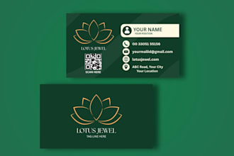 do premium and clean horizontal and vertical business card design