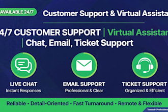 be your customer support and virtual assistant