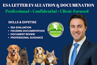 provide emotional support animal document assistance