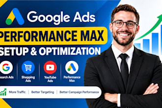setup and optimize google performance max PPC campaigns