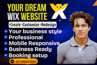 design a custom wix website for your business