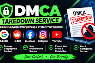 remove copyright infringement and leaked content under dmca