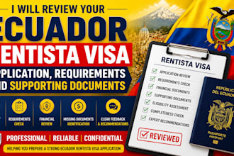 review your ecuador rentista visa application requirements , supporting document