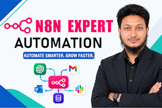 develop n8n ai automation, zapier automation, ai agent, n8n automation