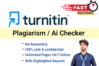 check plagiarism and ai detection reports for your doucments