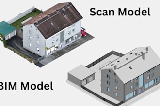 2d drawing building point cloud survey, convert faro scan to recap pro, lod 400