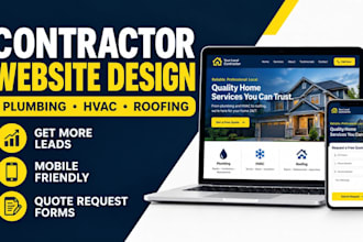 build a lead generating website for plumbing hvac and roofing
