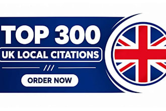 list your business in 300 UK local citations and directorie