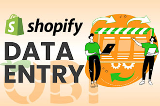 do automated data entry of shopify and ecommerce platform