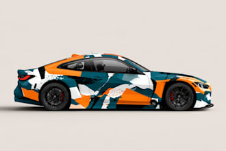 do van wrap design, car wrap design, truck